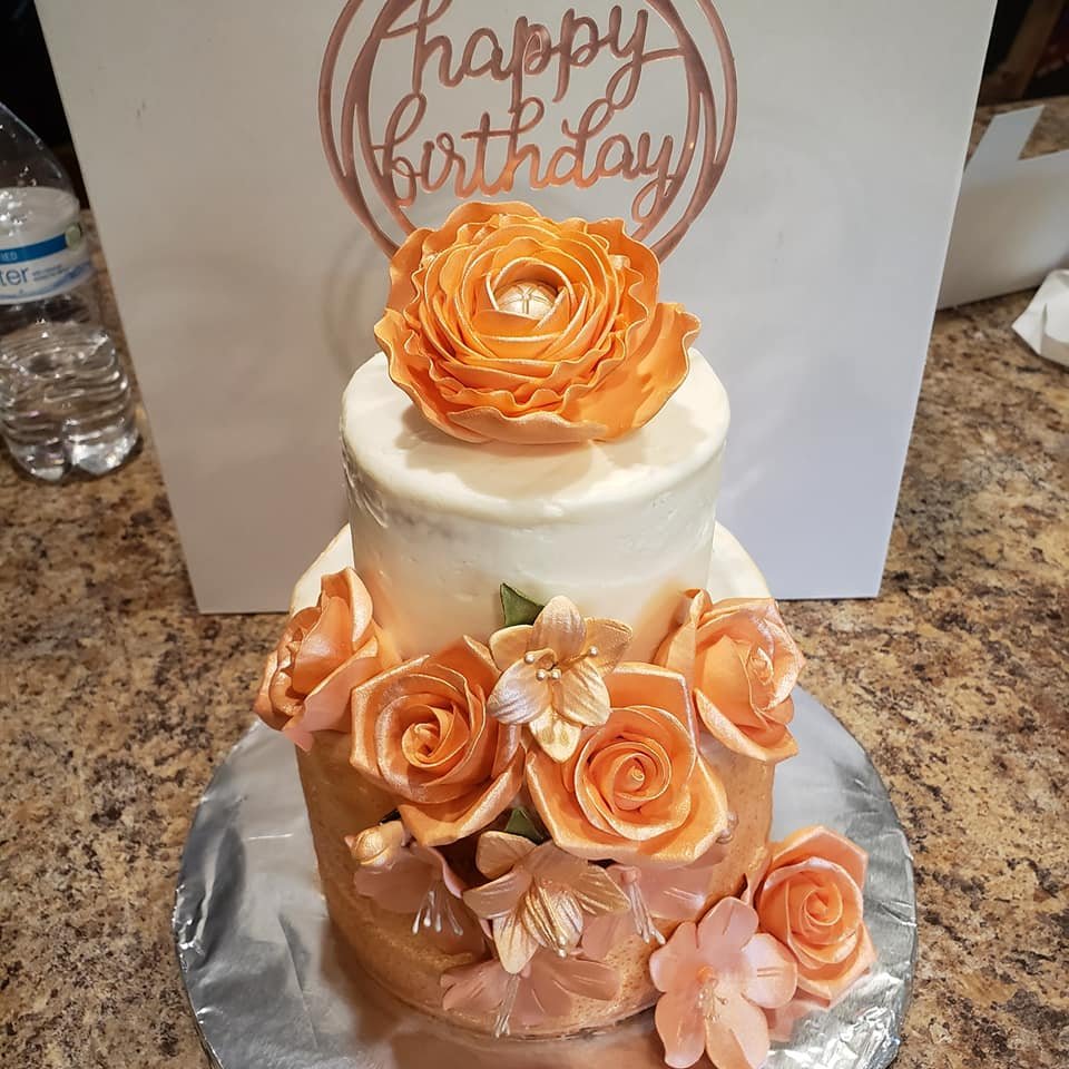 Cake by Above the Crescent Bakery