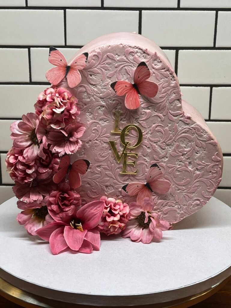 Pink Champagne Cake by Honey's Bayou Kitchen