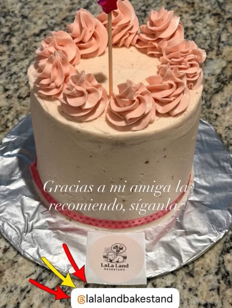 Cake by Lala Land Bake Stand