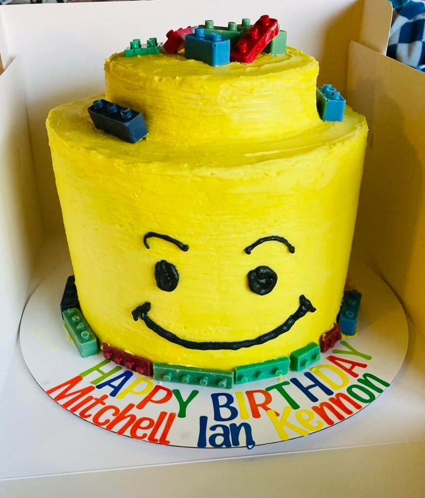 Lego Cake by Flour and Faith