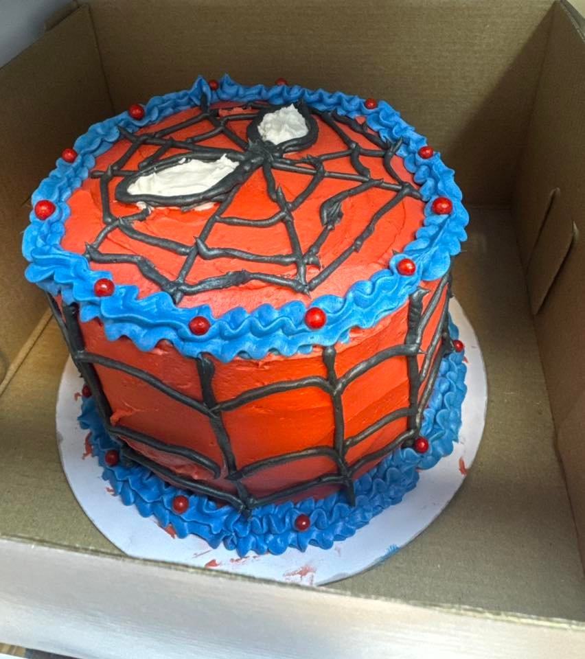 Spiderman Cake by Sweet Cheeks Treats