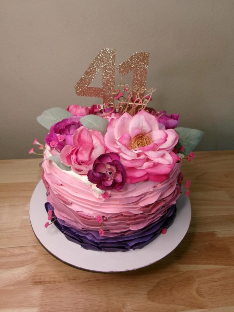 Cake by Trae Cakes Bakery