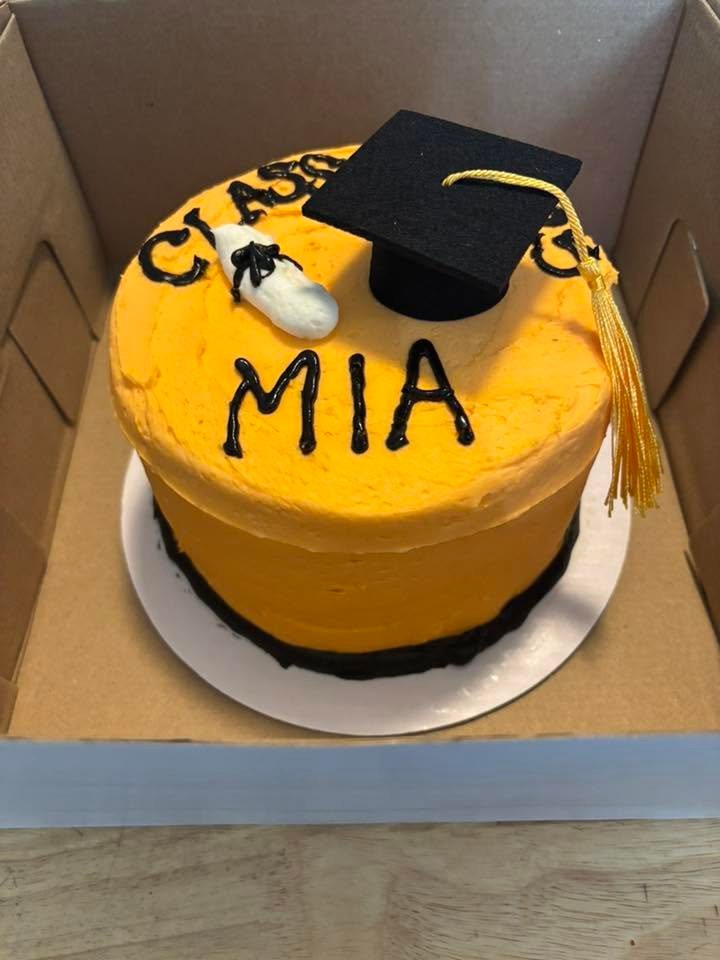 Graduation Cake by Whisked Away Bakery