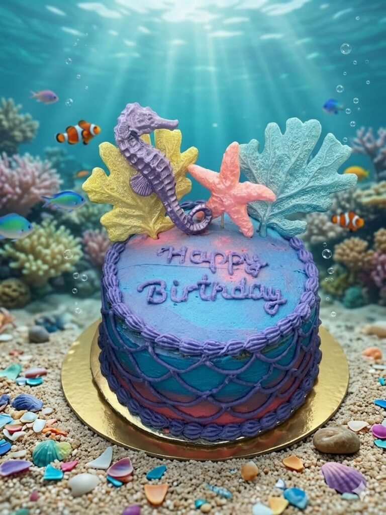 Mermaid Cake from Heavenly Sweets by Em