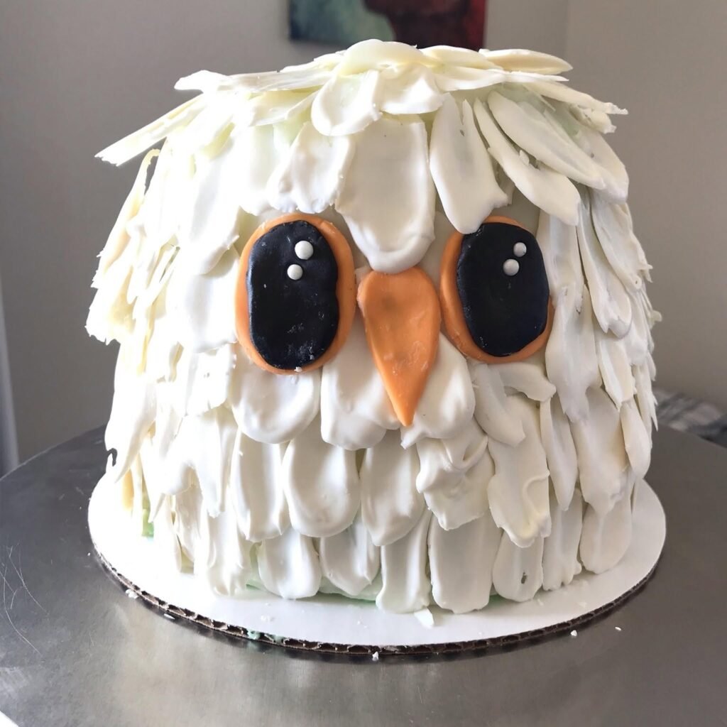 Owl Cake by Whisked Away