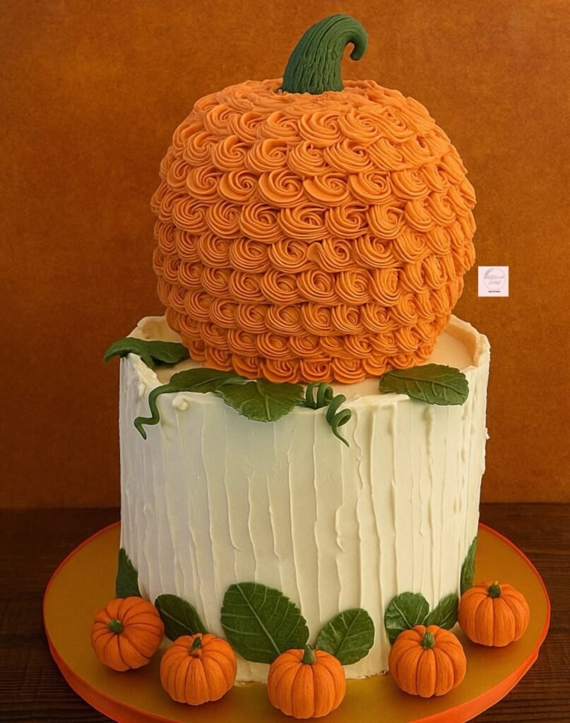 Pumpkin Cake by Wish A Cake