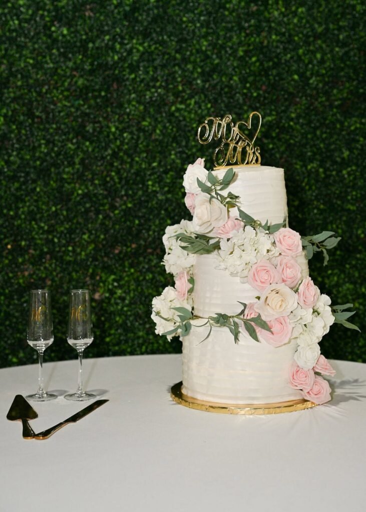 Wedding Cake by Jaunita’s Confections, LLC.