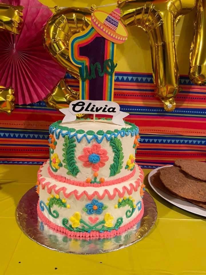 Cake by Sweet O’s Bakery