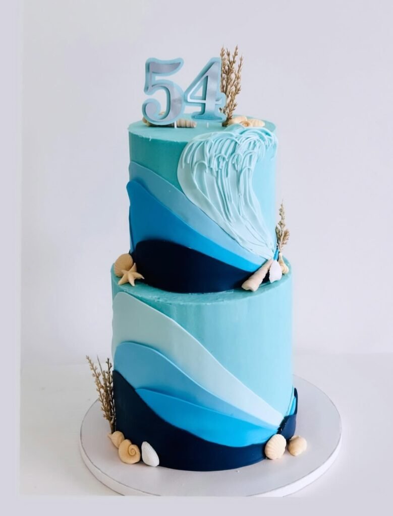 Ocean Wave Cake by Diyasweets Bakery