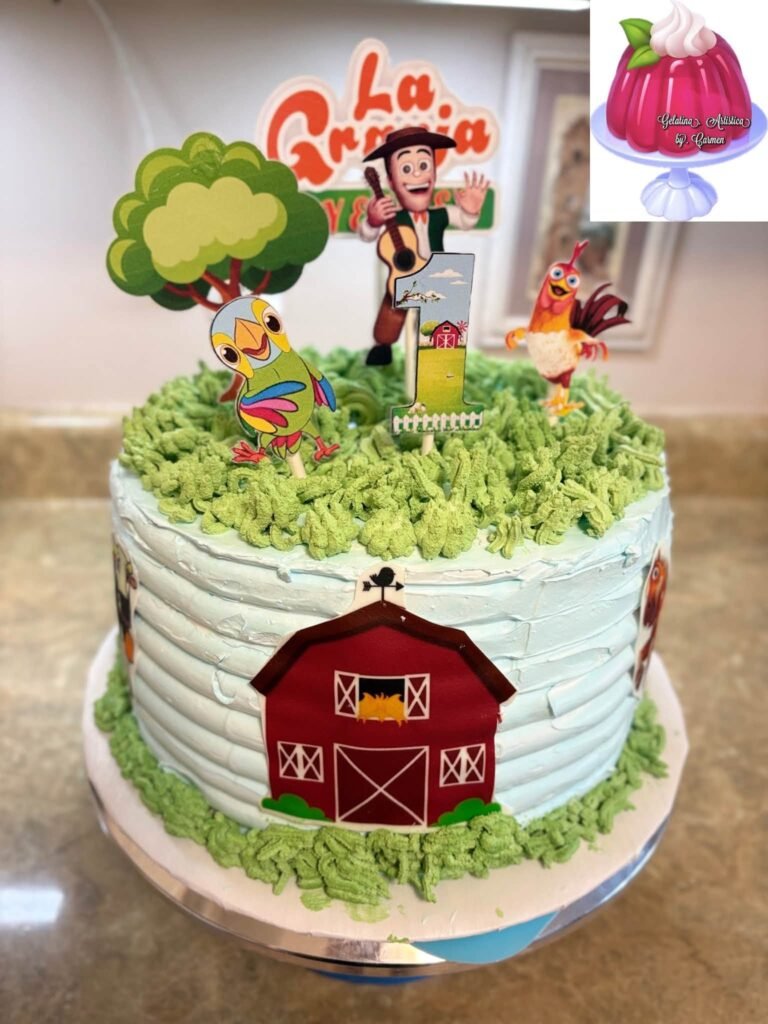Cake from Gelatina Artística by Carmen